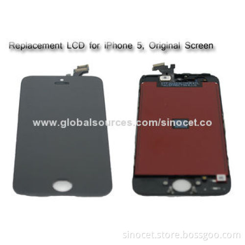 Smartphone LCD Original Screen for iPhone 5, Grade A, Brand New